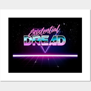 Existential Dread - Vaporwave Aesthetic Nihilism Design Posters and Art